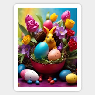 EASTER GREETINGS Sticker